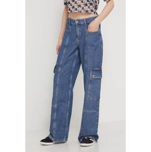 Traperice Karl Lagerfeld Jeans za žene, visoki struk