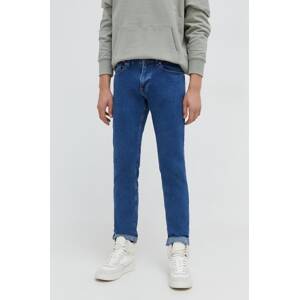 Traperice Tommy Jeans Scanton za muškarce, boja: tamno plava, DM0DM18168