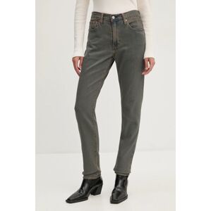 Traperice Levi's 512 SLIM za muškarce, boja: siva