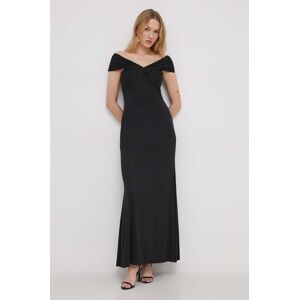 Haljina Lauren Ralph Lauren boja: crna, maxi, ravna, 253925920