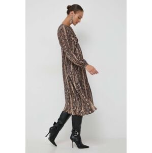 Haljina MICHAEL Michael Kors boja: crna, midi, oversize