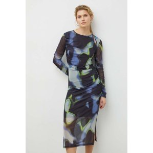 Haljina 2NDDAY 2ND Josie TT - Stretch Mesh boja: crna, midi, uska, 2242226378