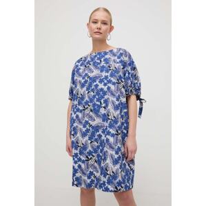 Pamučna haljina Weekend Max Mara mini, oversize, 2415221102600