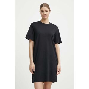 Haljina Peak Performance boja: crna, mini, oversize