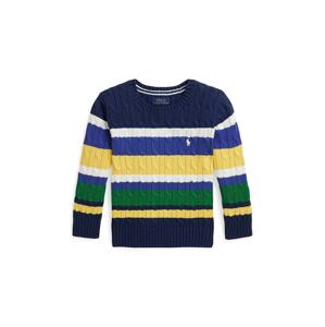 Dječji pamučni pulover Polo Ralph Lauren boja: zelena, lagani, 322941097001
