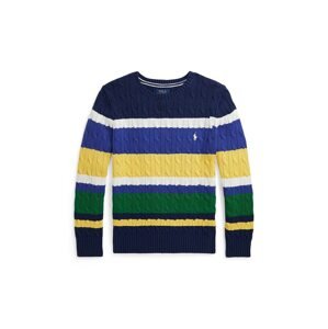 Dječji pamučni pulover Polo Ralph Lauren boja: zelena, lagani, 323941097001