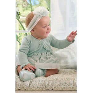 Kardigan za bebe Mayoral Newborn boja: tirkizna, lagani