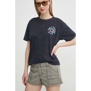Kratke hlače Hollister Co. za žene, boja: zelena, bez uzorka, visoki struk, KI349-4193-331
