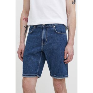Traper kratke hlače Karl Lagerfeld Jeans za muškarce, boja: tamno plava