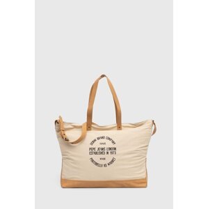 Torba Pepe Jeans REECE HERITAGE boja: bež, PU300011