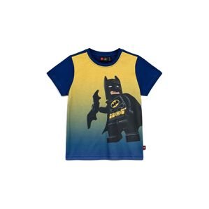 Dječja pamučna majica kratkih rukava Lego boja: žuta, s tiskom