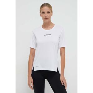 Sportska majica kratkih rukava adidas TERREX Multi boja: bijela