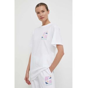 Pamučna majica Ellesse Fortunata T-Shirt za žene, boja: bijela, SGV20246