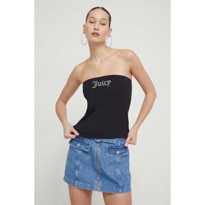 Top Juicy Couture za žene, boja: crna, otvorena leđa