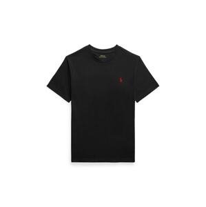 Dječja pamučna majica kratkih rukava Polo Ralph Lauren boja: crna, bez uzorka