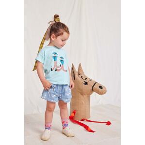 Pamučna majica kratkih rukava za bebe Bobo Choses s tiskom