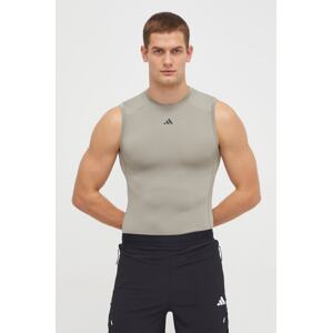 Majica kratkih rukava za trening adidas Performance boja: zelena