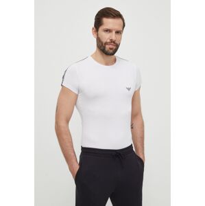 Homewear majica kratkih rukava Emporio Armani Underwear boja: bijela, s aplikacijom, 111035 4R523