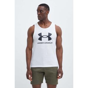 Majica kratkih rukava za trening Under Armour Sportstyle boja: bijela