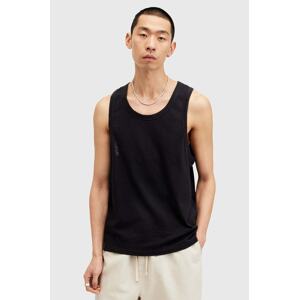 Pamučni top AllSaints KENDRICK VEST boja: crna, M005JA