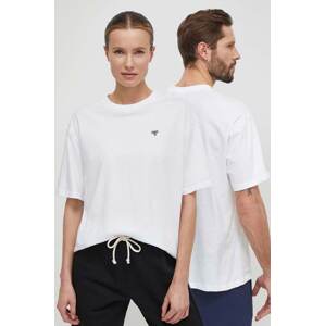 Pamučna majica Hummel hmlLOOSE T-SHIRT BEE boja: bijela, bez uzorka, 225349