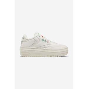 Kožne tenisice Reebok Classic Club C Extra boja: bež, GZ2423.100010060