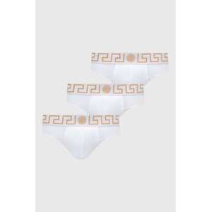 Slip gaćice Versace 3-pack za muškarce, boja: bijela, AU10327 1A10011