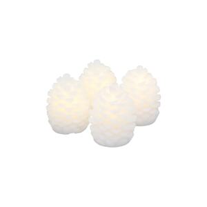 Set led božićnih ukrasa Sirius Clara Kogle 4-pack boja: bijela