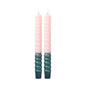 Set lled svijeća Rice Soft Pink 2-pack
