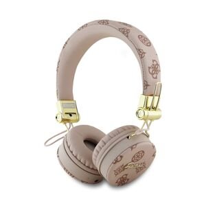 Bežične slušalice Guess Peony Script Round Shape boja: smeđa