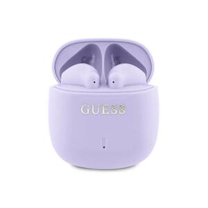 Bežične slušalice Guess Printed Classic Logo boja: ljubičasta