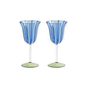 Set čaša za vino &k amsterdam glass eve blue 180 ml 2-pack