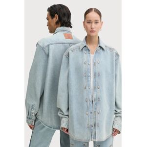 Traper jakna Y/Project EVERGREEN SNAP OFF DENIM SHIRT za prijelazno razdoblje, 207SI001