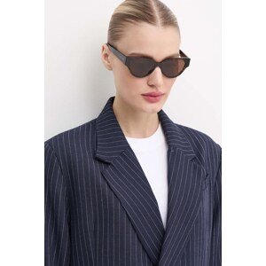 Sunčane naočale Bottega Veneta za žene, boja: smeđa, BV1319S