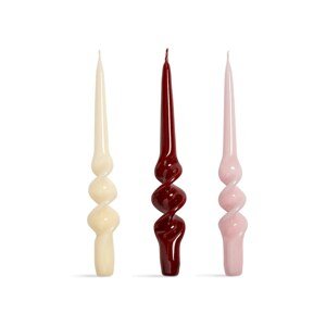 Set svijeća &k amsterdam alpha reds set 3-pack