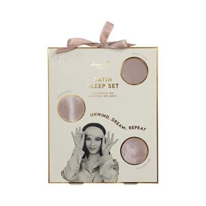 Set - jastuk, rajf za kosu i gumica za kosu Danielle Beauty Satin Sleep Set