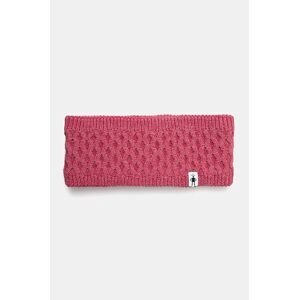 Traka za glavu Smartwool boja: ružičasta, SW002615
