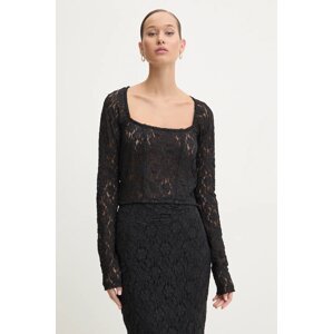 Bluza Rotate za žene, boja: crna, bez uzorka, 113069100