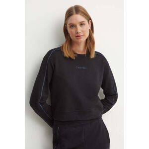 Homewear pamučna dukserica Calvin Klein Underwear boja: crna, bez uzorka, 000QS7264E