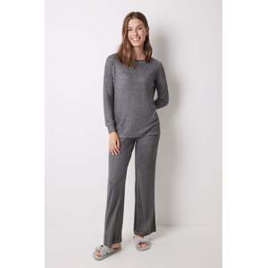 Pidžama women'secret LIFEWEAR LA NUIT za žene, boja: siva, 4758219