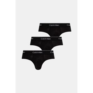 Slip gaćice Calvin Klein Underwear 3-pack za muškarce, boja: crna, 000NB3962A