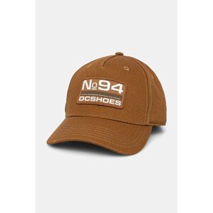 Kapa sa šiltom DC No 94 Snapback boja: smeđa, s aplikacijom, ADYHA04227