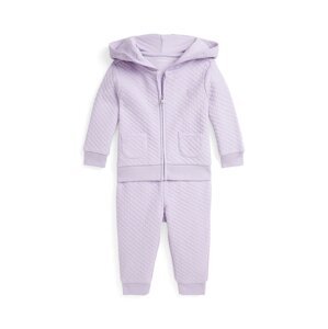 Pamučna trenirka za bebe Polo Ralph Lauren boja: ljubičasta, 310952355001