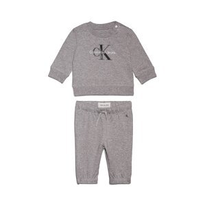 Dječji set trenerke Calvin Klein Jeans boja: siva, IN0IN00017