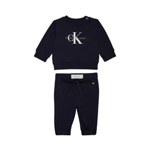Dječji set trenerke Calvin Klein Jeans boja: crna, IN0IN00017