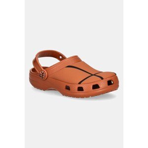 Dječje natikače Crocs CLASSIC BASKETBALL CLOG boja: narančasta, 210156
