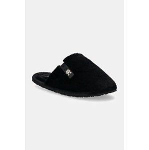 Kućne papuče Tommy Hilfiger TH COMFORT HOME SLIPPER boja: crna, FW0FW08138