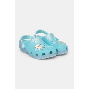 Dječje natikače Crocs CROCSCLASSIC FROZEN ELSA CLOG boja: tirkizna, 210235