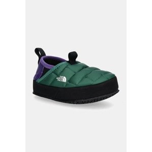 Dječje papuče The North Face THERMOBALL TRACTION MULE II boja: zelena, NF0A39UX8JI1