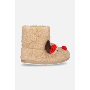Dječje papuče Coccodrillo boja: bež, SHOES UNISEX